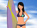 Surfer Girl Dress Up, aby grać online