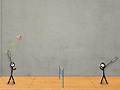 Stick Figure Badminton, aby grać online