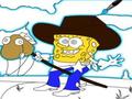 Cowboy Spongebob Coloring, aby grać online